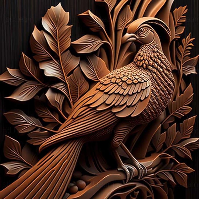 3D model pheasant (STL)